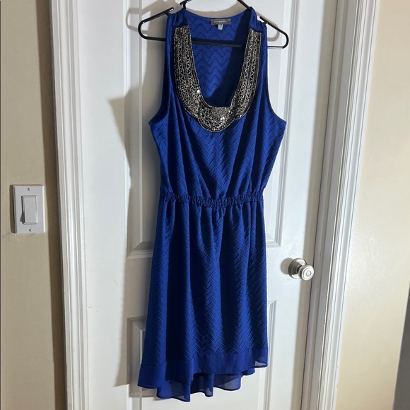 Royal Blue Sleeveless Dress - Picture 1 of 6